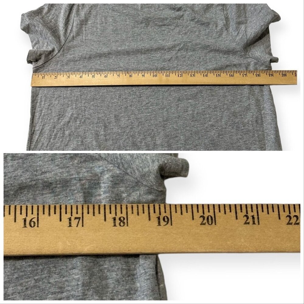 Boden T-shirt  Shift Short Dress, Gray & Navy,  wh766 - Picture 13 of 13